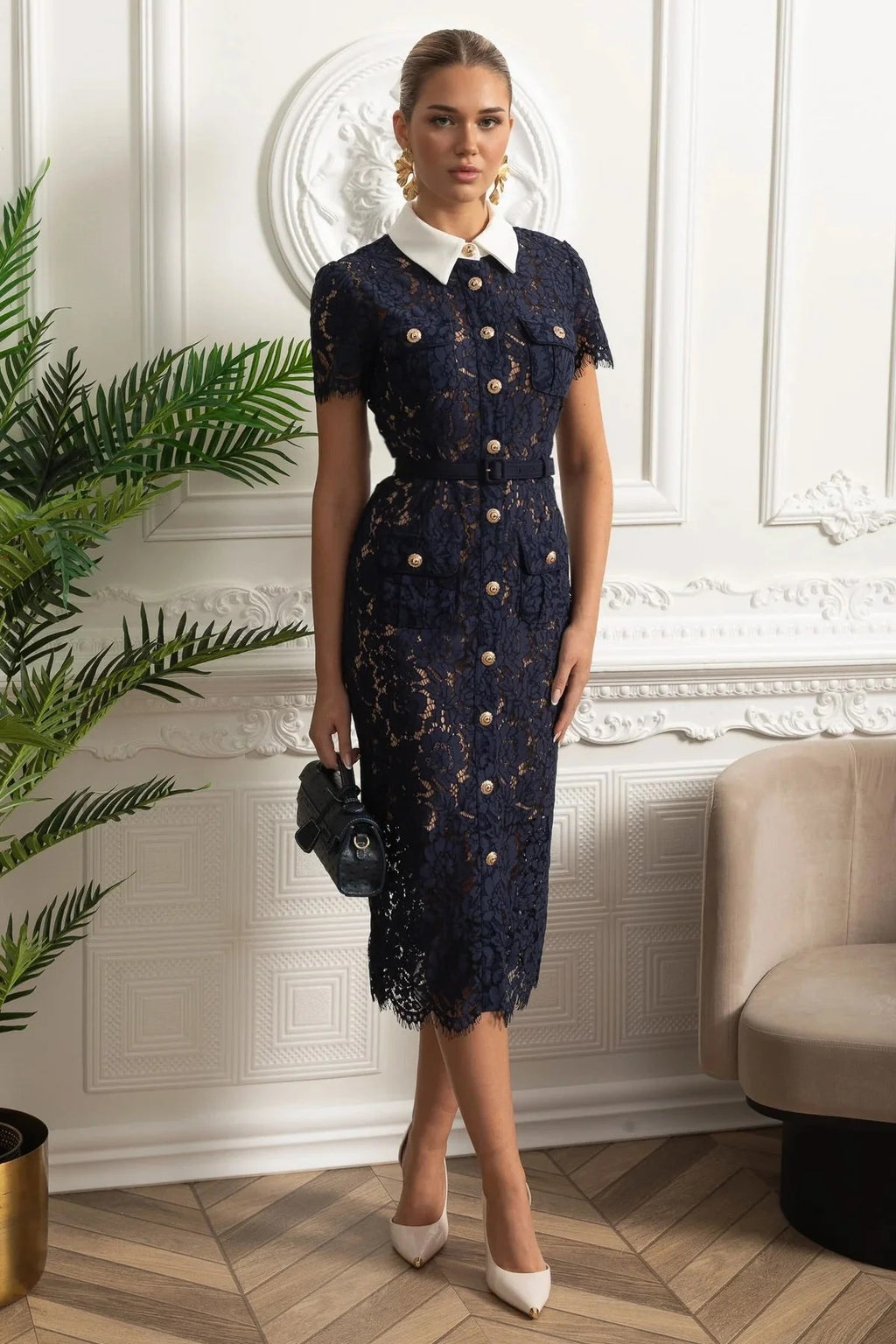 Georgia Lace Midi