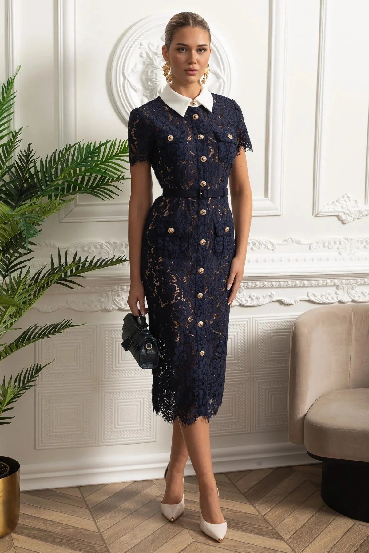 Georgia Lace Midi