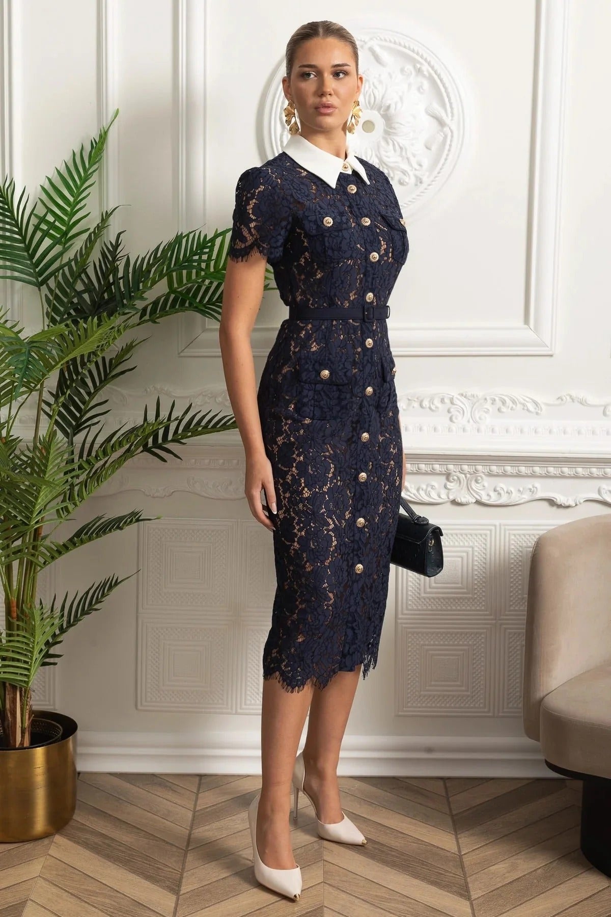 Georgia Lace Midi